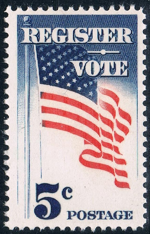 美国1964选举运动国旗全新外国邮票 中邮网[集