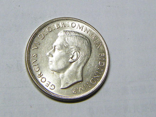 澳大利亚1937年1克朗大银币 皇冠 好品相 中邮