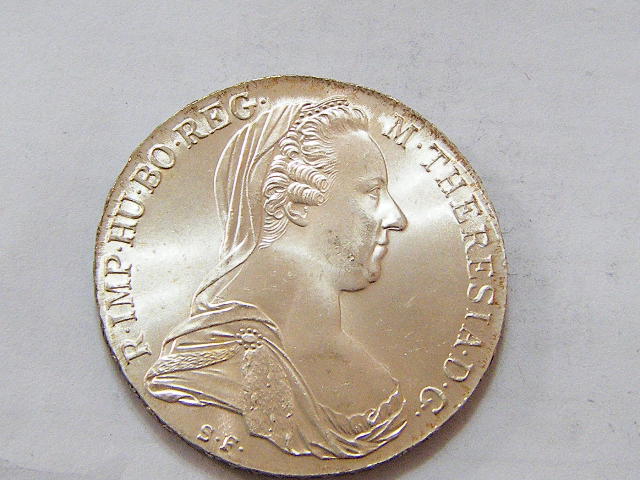 奥匈帝国1780年特蕾西娅女王1泰勒大银币奥地