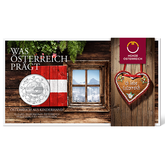 2016年奥地利发行奥地利州10欧元银币卡 中邮