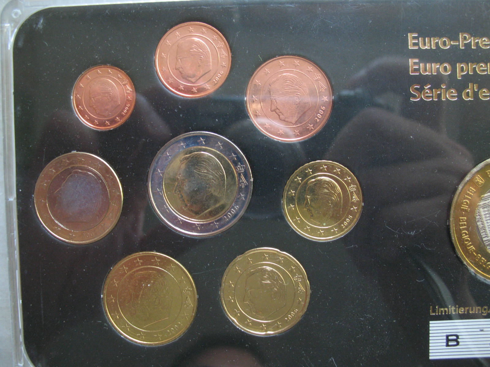 比利时欧元套币带盒装+1欧元样币 中邮网[集邮