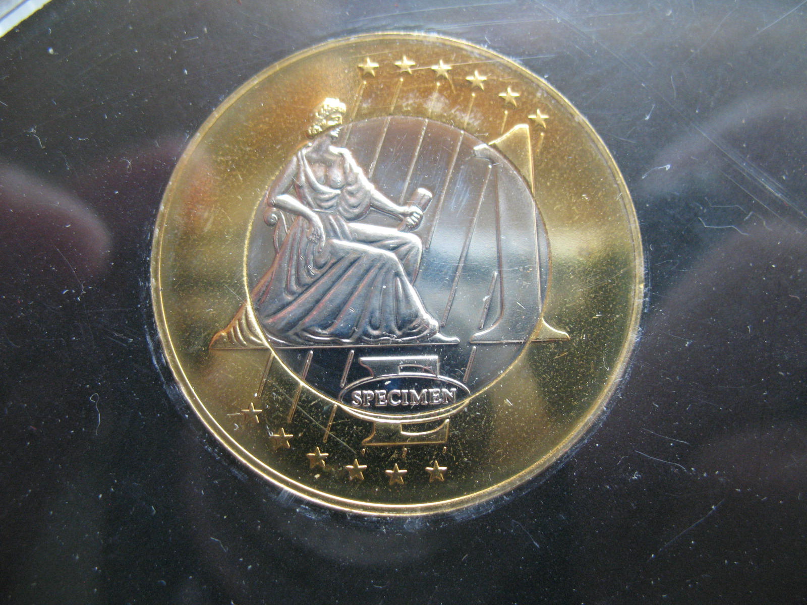 奥地利欧元套币带盒装+1欧元样币