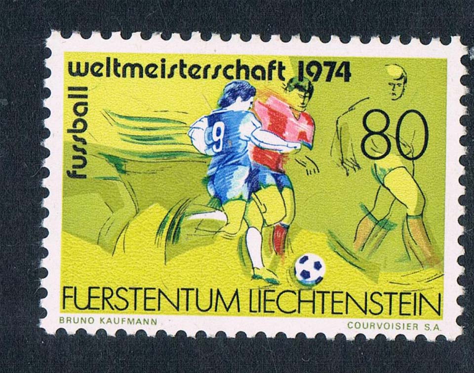列支敦士登1974联邦德国世界杯足球赛全新外