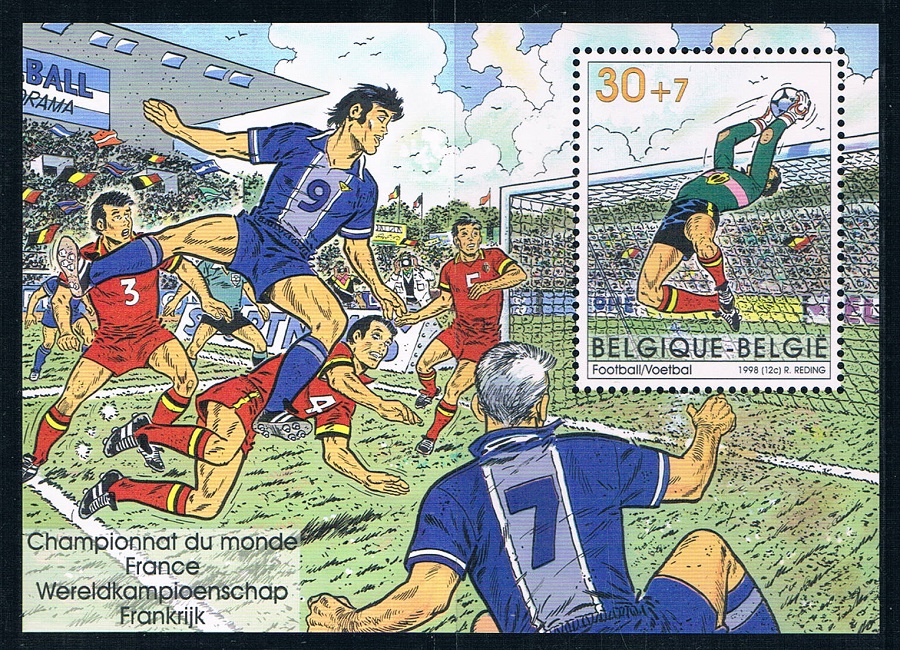 比利时1998第16届世界杯足球比赛 中邮网[集邮