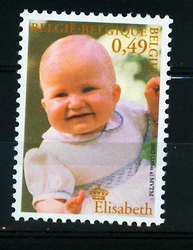 比利时 2002 伊丽莎白小公主周岁生日 中邮网[