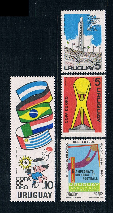 乌拉圭1982 西班牙世界杯 中邮网[集邮\/钱币\/邮