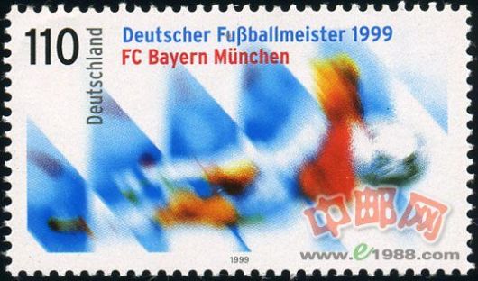 deu845 拜仁慕尼黑队荣获1999年德国足球赛冠